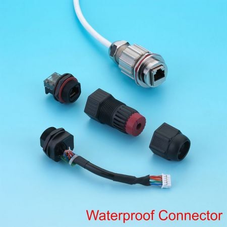 Wasserdichter Steckverbinder - Wasserdichte RJ-Buchsen und USB-Anschlüsse